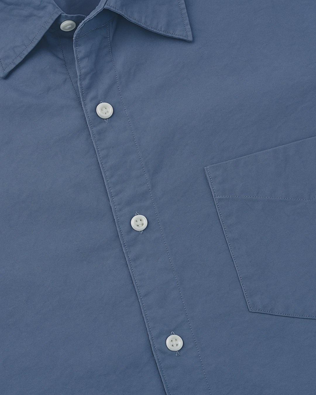 Timeless Cotton Shirt – Blue Dusk : Essential