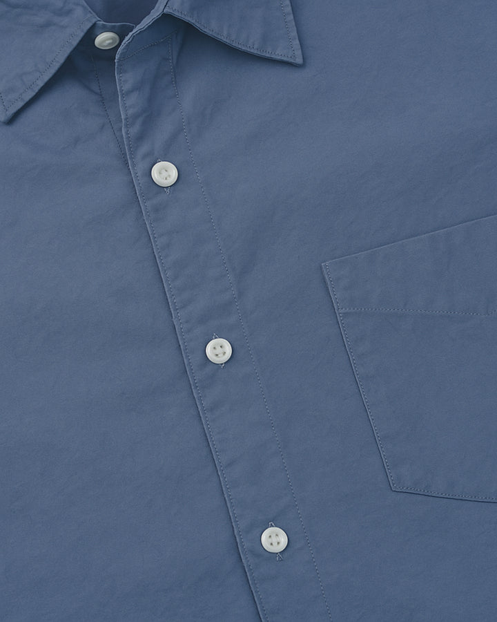 Timeless Cotton Shirt – Blue Dusk : Essential