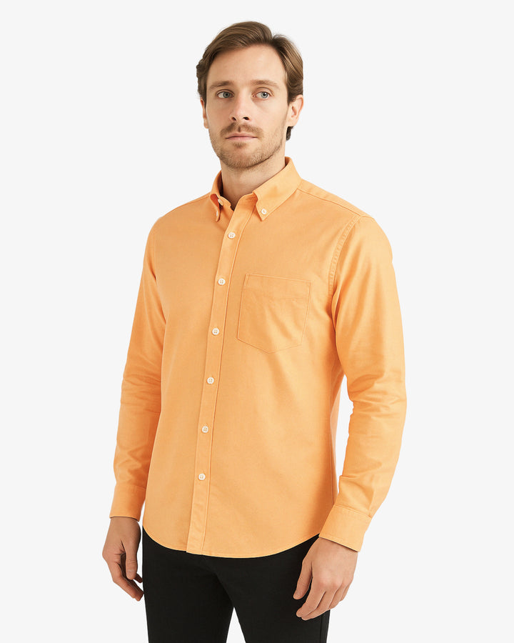 Oxford Button Down Rajah Shirt : Essential