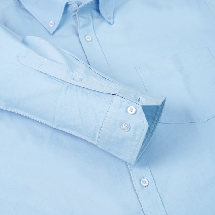 Oxford Button Down Sky Blue Shirt : Essential